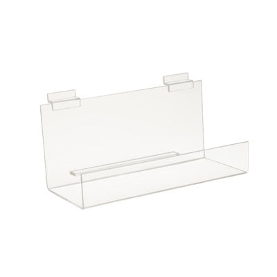 12"L x 4"D with 2"Lip Book Shelf