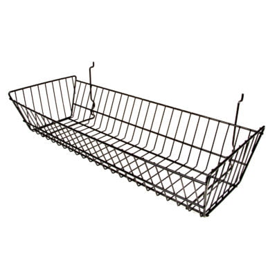 24"W x 10"D x 5"H Double Sloping Basket