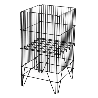 Wire Dump Bins - Black
