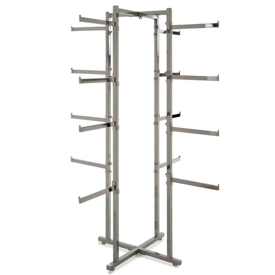Lingerie Display Racks with Rectangular Stop Tab Arms - Display Group Inc