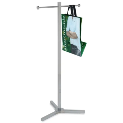 Shopping Bag Rack w/ 2 Arms