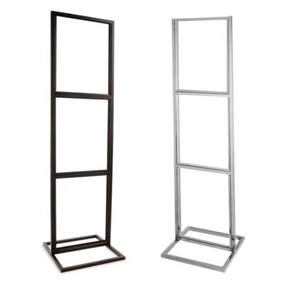 22 x 28, Triple Bulletin Sign Holder w/ Rectangular Tubing Base