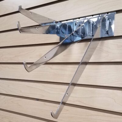 Adjustable Shelf Bracket for Slatwall w. End Tip