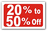 20% to 50$ OFF, Discount Cards