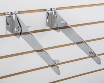Slatwall Adjustable Wood Shelf Bracket