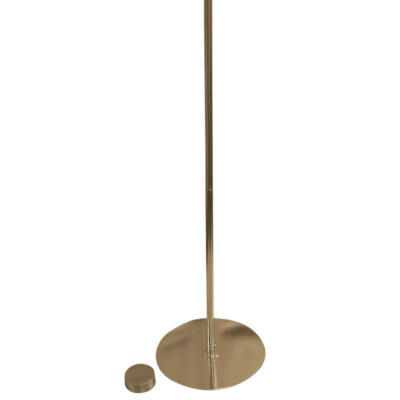 Round Brushed Metal Base