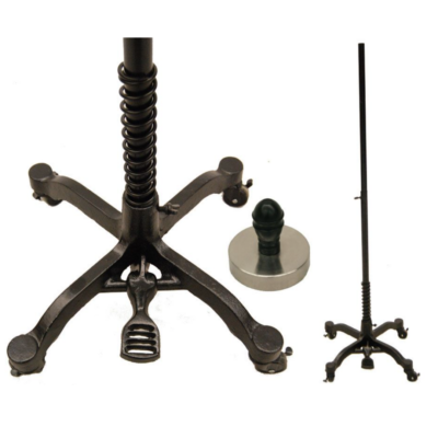 Black Cast Iron Black Base with Casters
