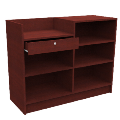 Cash Wrap Counter with Register, Cherry