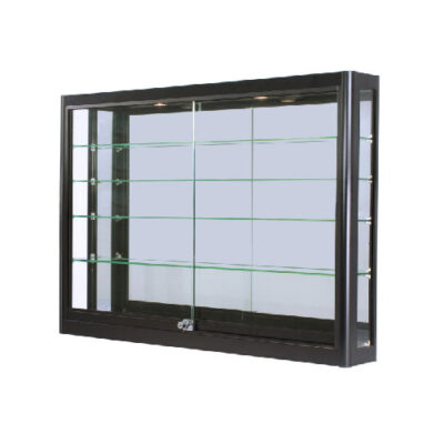 60″ Black Aluminum Wall Mounted Case