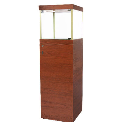Gold Aluminum Pedestal Case