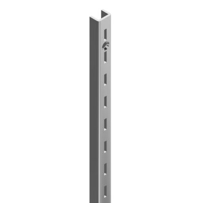 Heavy Duty Single Slot Wall Standard, 1/2" Slot (Holes 9" Apart)