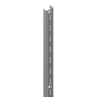 General Duty Single Slot Wall Standard, 1/2" Slot (Holes 6" Apart)