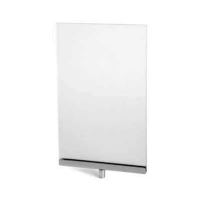 11''H x 8-1/2''W Plexi Card with Chrome Channel