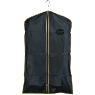 Black with Gold Trim - 40" Long - 3-Gauge Vinyl w/ Taffeta Finish