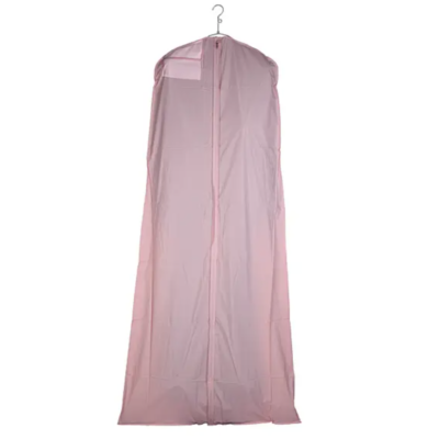 72''L x 24''W, Bridal Gown Covers - 3-Gauge Vinyl with Taffeta Finish with Hanging Document Pocket (Copy)