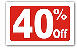 40% OFF, Discount Cards