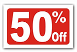 50% OFF, Discount Cards