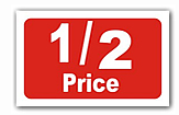 1/2 Price, Discount Cards