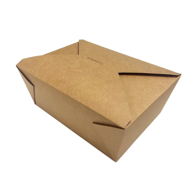 Paper Take Out Box Kraft #4 - 96oz - Carton of 200