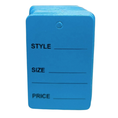 Small, Price Tags Blue, 1000 Pcs