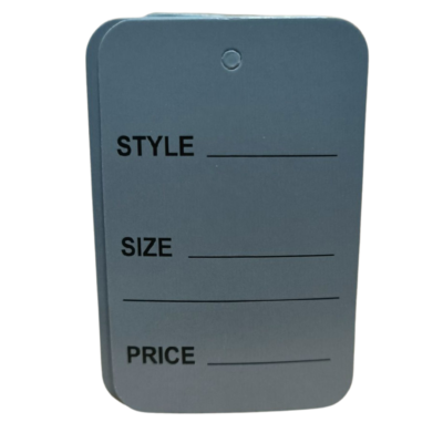 Large, Price Tags Grey, 1000 Pcs
