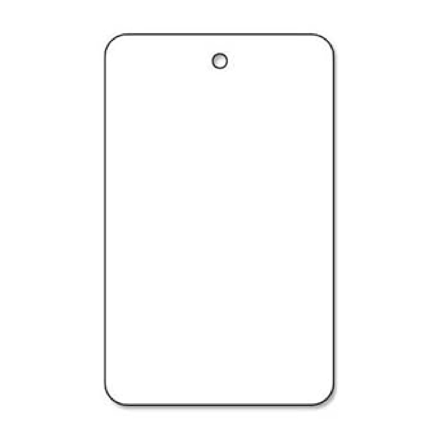 White Price Tags, Plain 1000 Pcs