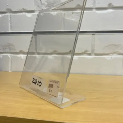 W SLANT PLEXI CARD HOLDER