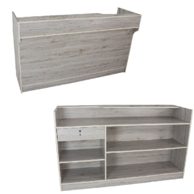 Reception/Ledgetop Counter, Barnwood