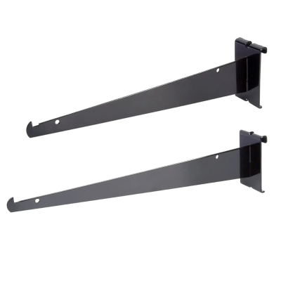 Shelf Bracket for Grid Panel - Black