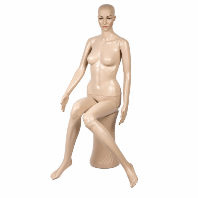 Female Full Body Seating Mannequin, Pose 4